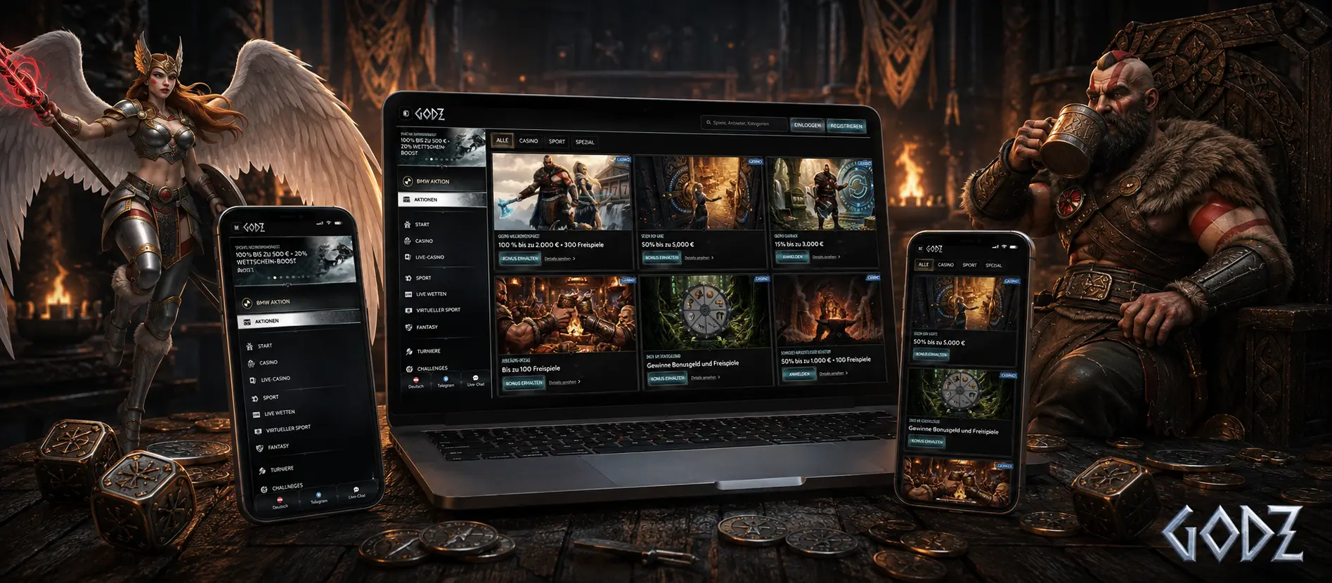 App Updates bei Godz Casino
