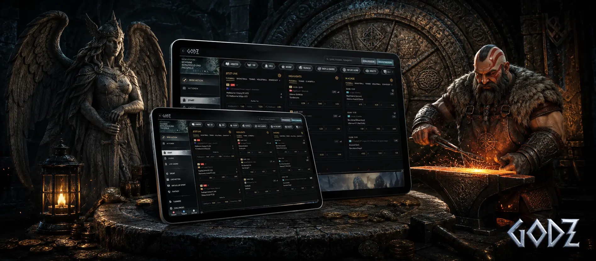 Mobile App bei Godz Casino